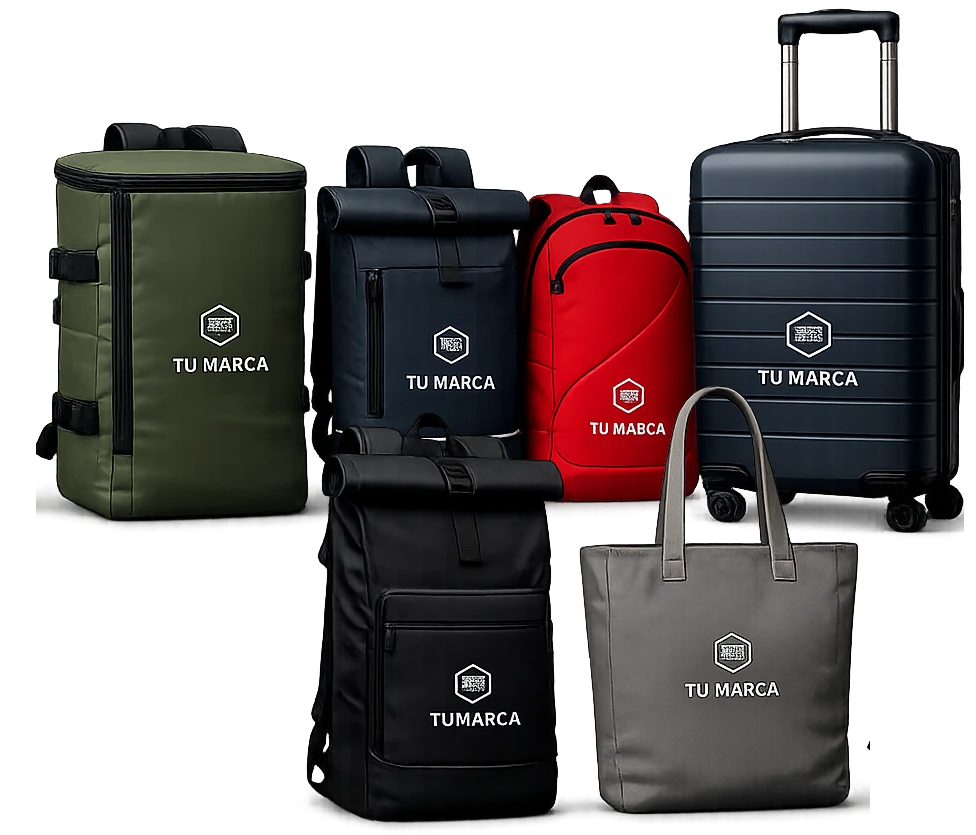 Colección de mochilas, bolsas y accesorios de viaje de Driza Studio