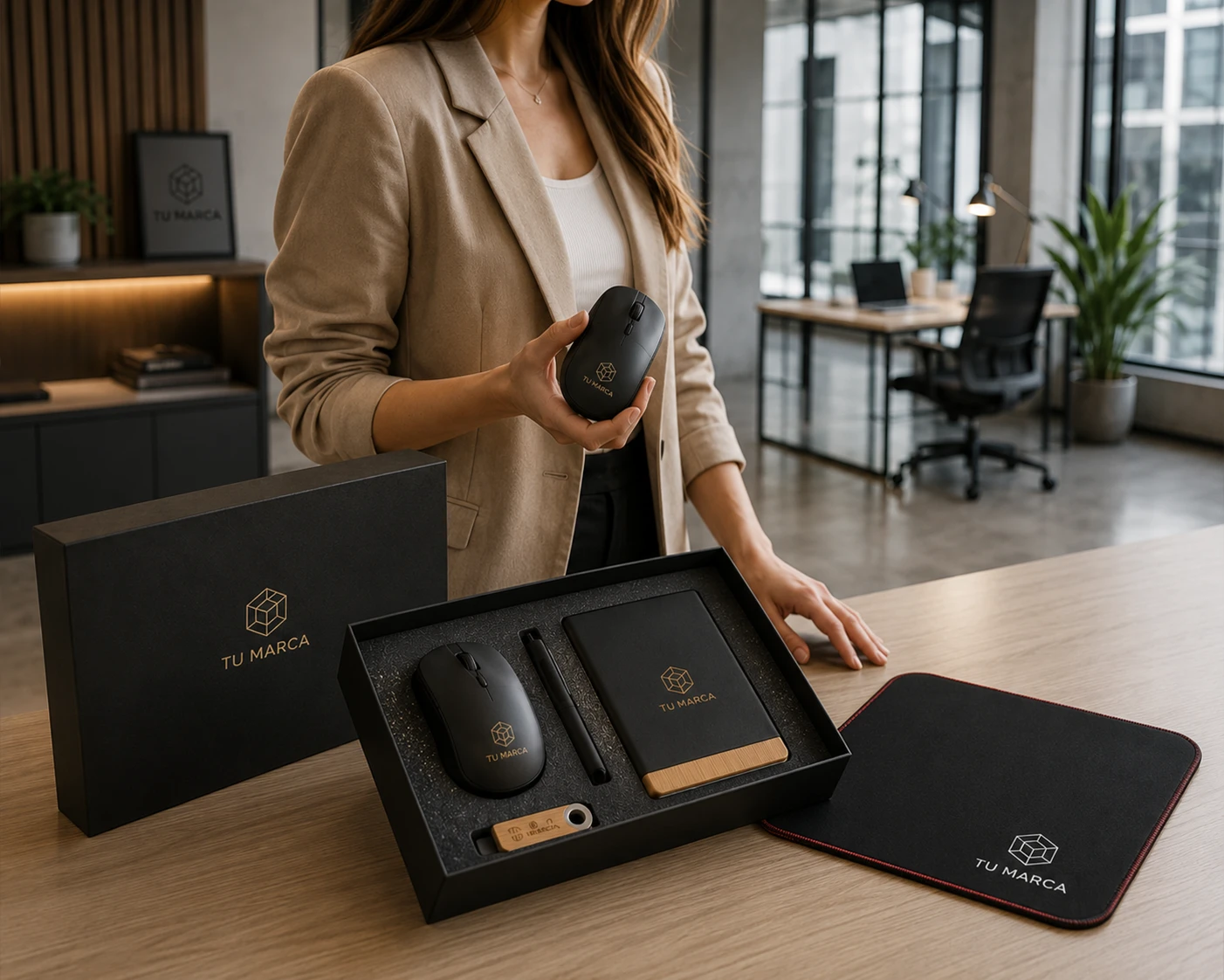 Pack tecnológico personalizado con tu marca