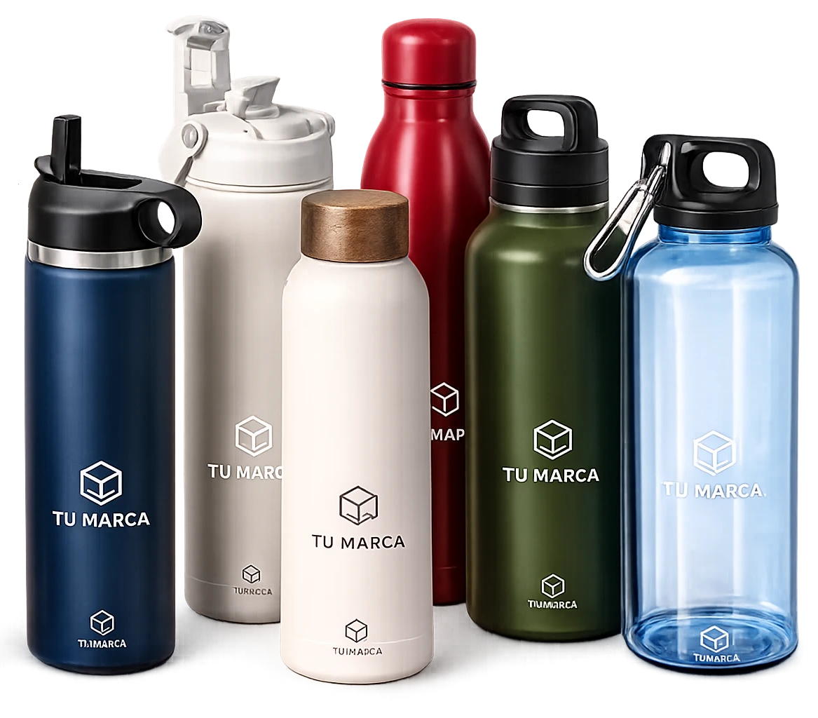 Botellas y termos personalizados de Driza Studio