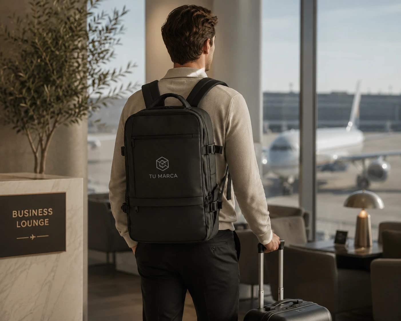 Mochila corporativa personalizada con tu marca