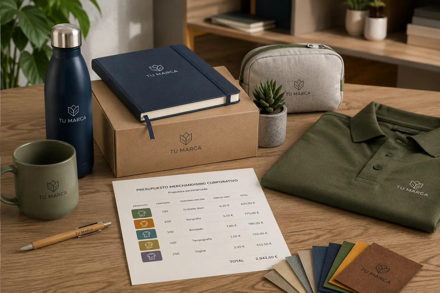 Factores que influyen en el precio del merchandising corporativo para empresas