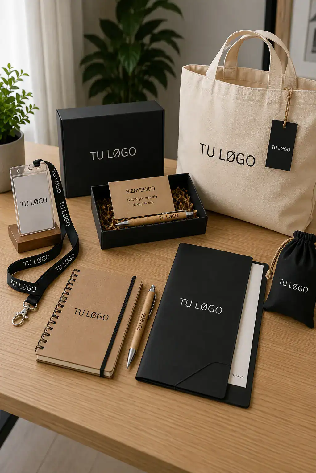Acreditaciones, lanyards y kits de bienvenida