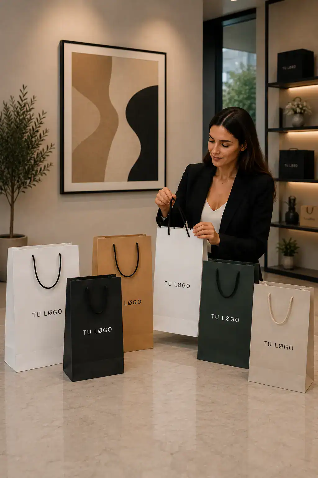 Bolsas de papel premium y tote bags