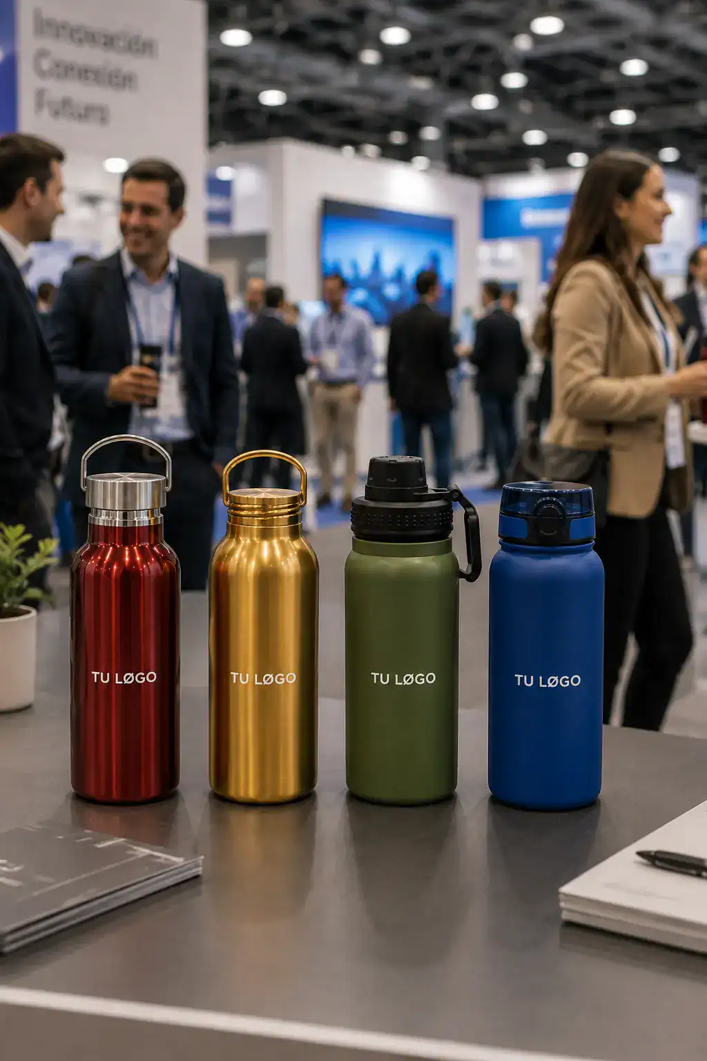 Botellas para eventos, congresos y ferias