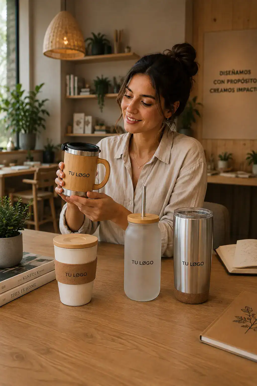 Drinkware sostenible y reutilizable