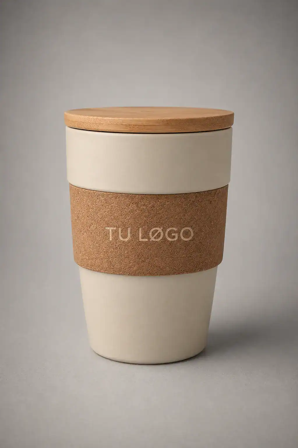 Vaso térmico de bambú personalizado