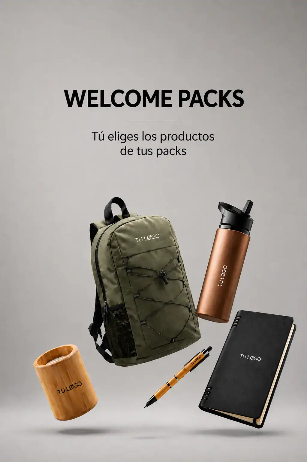 Welcome packs a tu medida