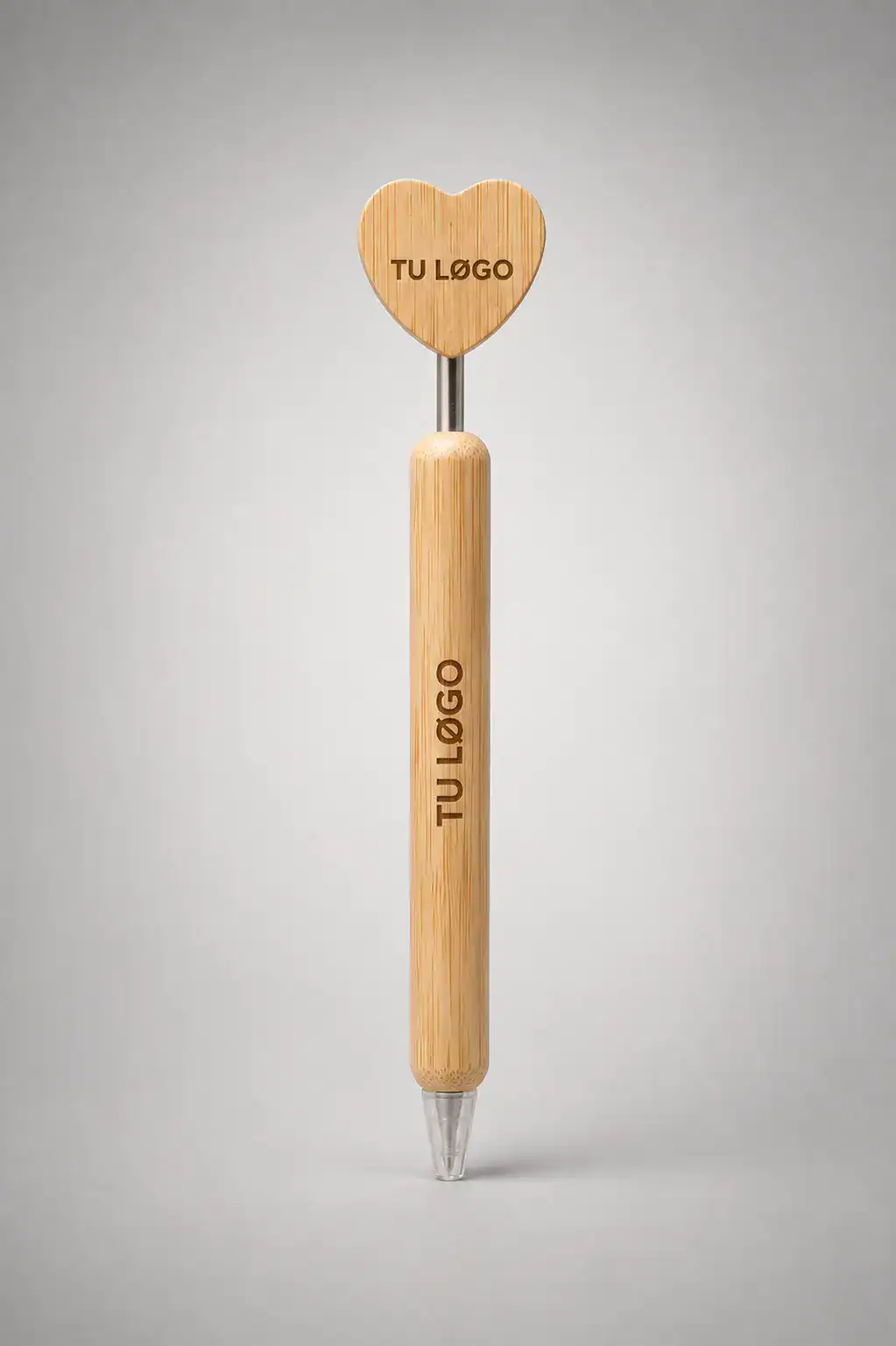 Bolígrafo de bambú personalizado