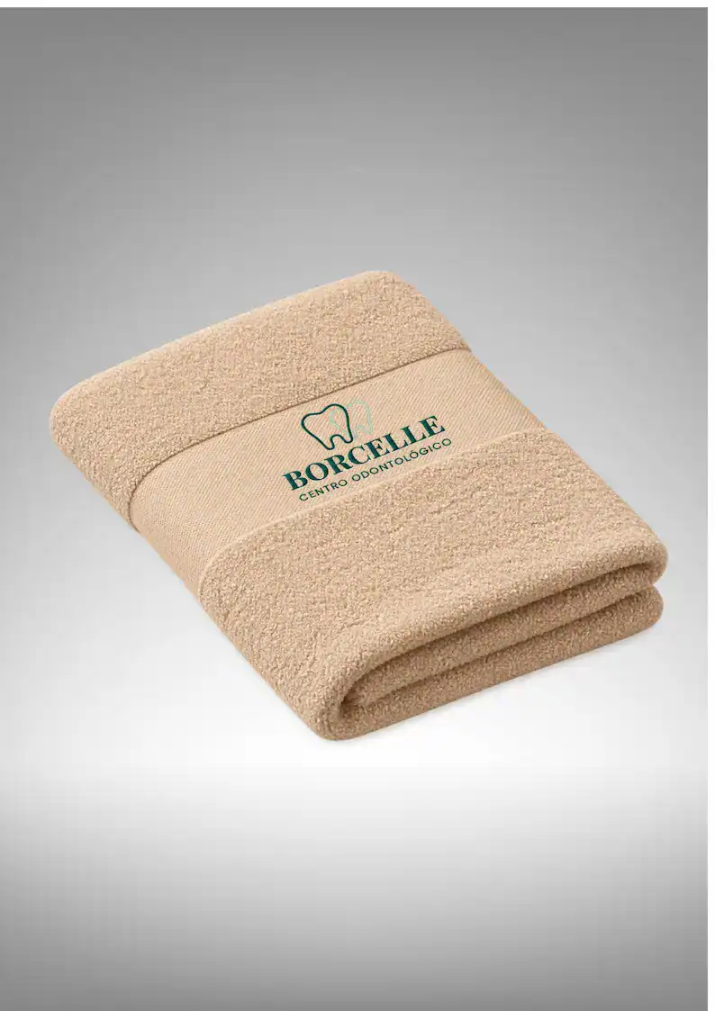 Toalla personalizada con logo corporativo