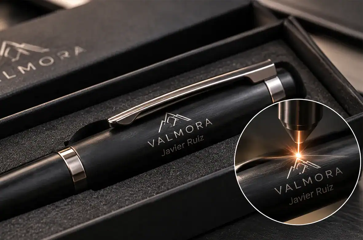 Grabado láser en producto personalizado