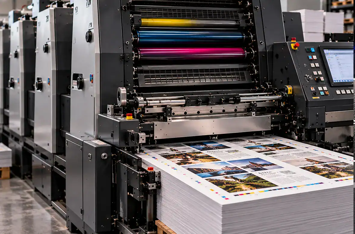 Impresión offset en producto personalizado