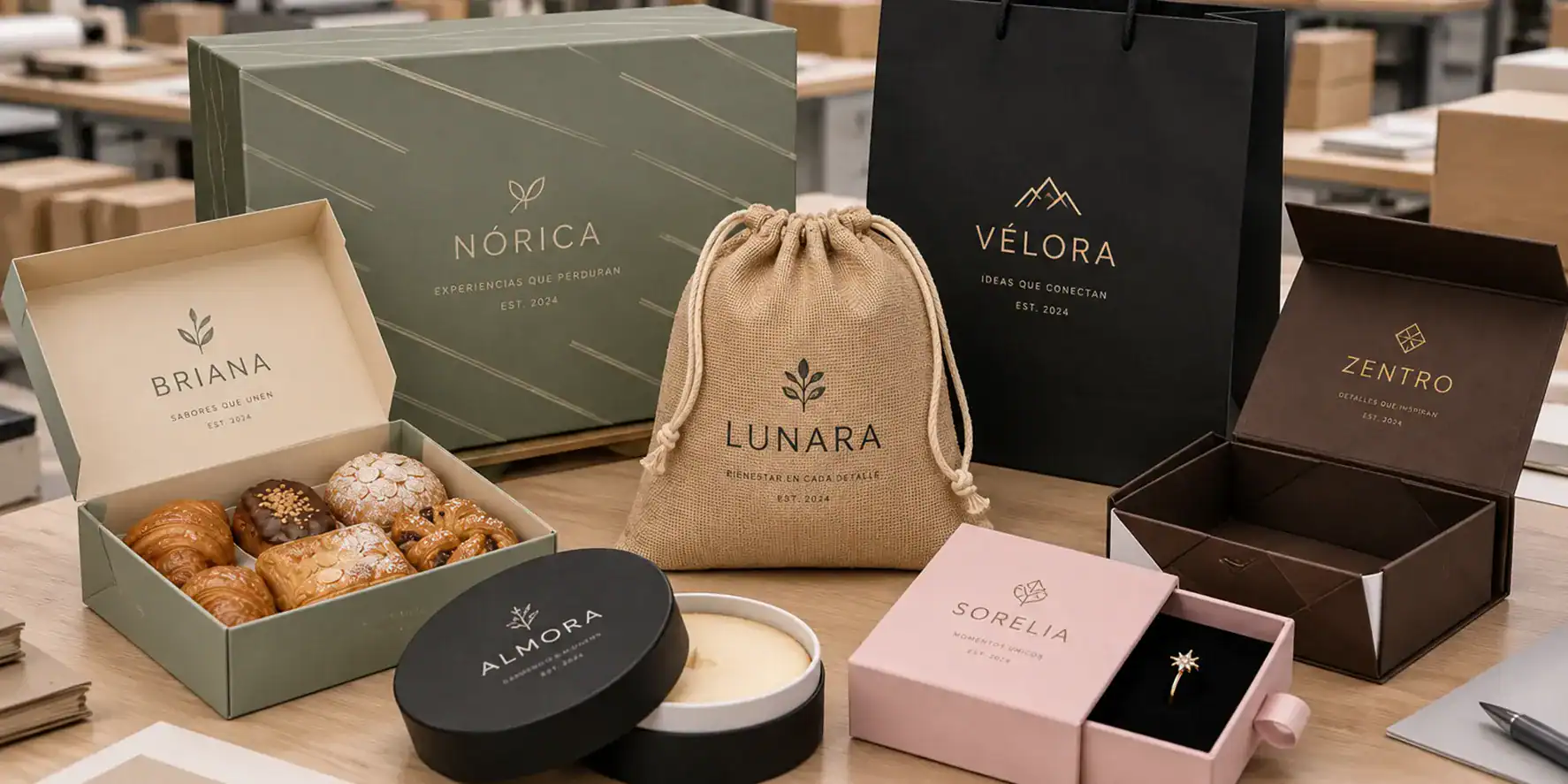 Packaging impreso personalizado